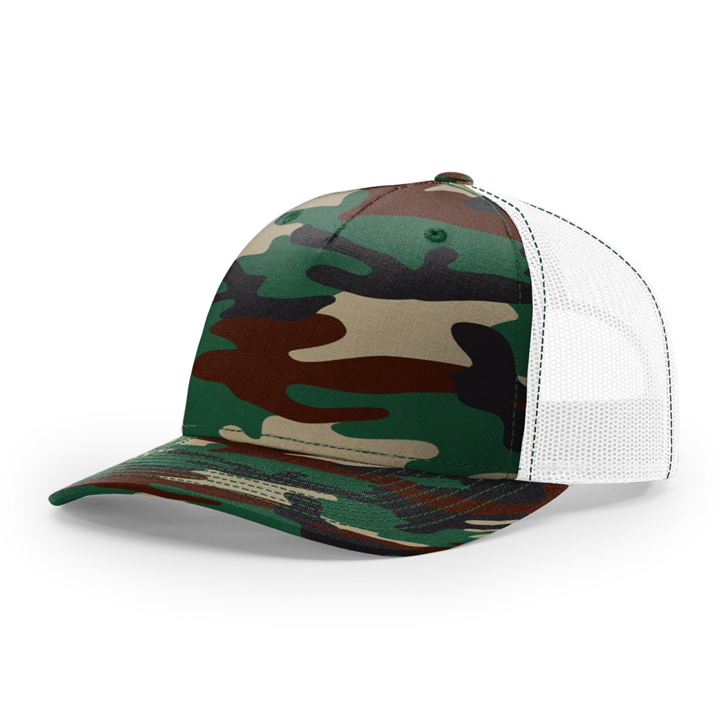 Richardson 5-Panel Printed Trucker Cap