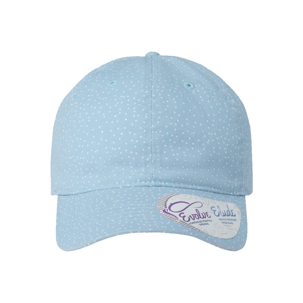 Women's Garment-Washed Fashion Print Ponytail Cap