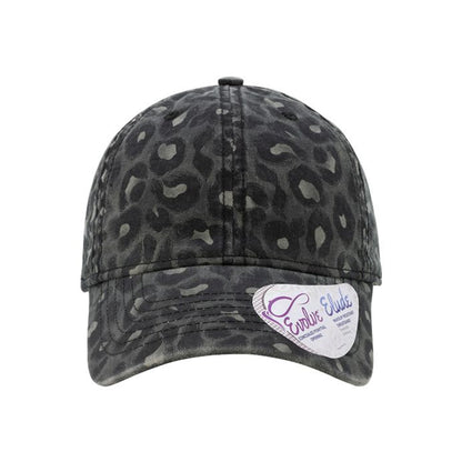 Women's Garment-Washed Fashion Print Ponytail Cap