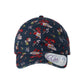 Women's Garment-Washed Fashion Print Ponytail Cap