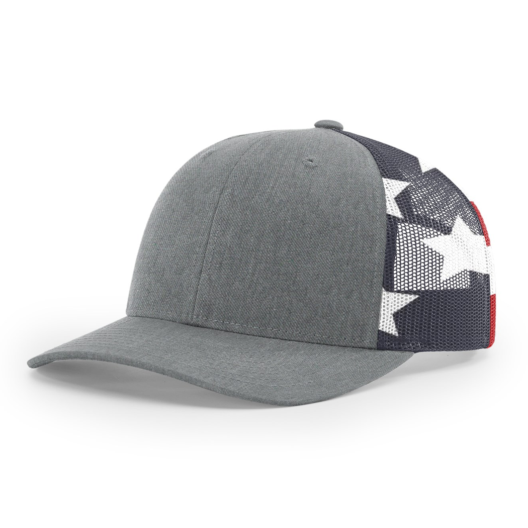 Richardson 5-Panel Printed Mesh-Back Trucker Mesh Cap