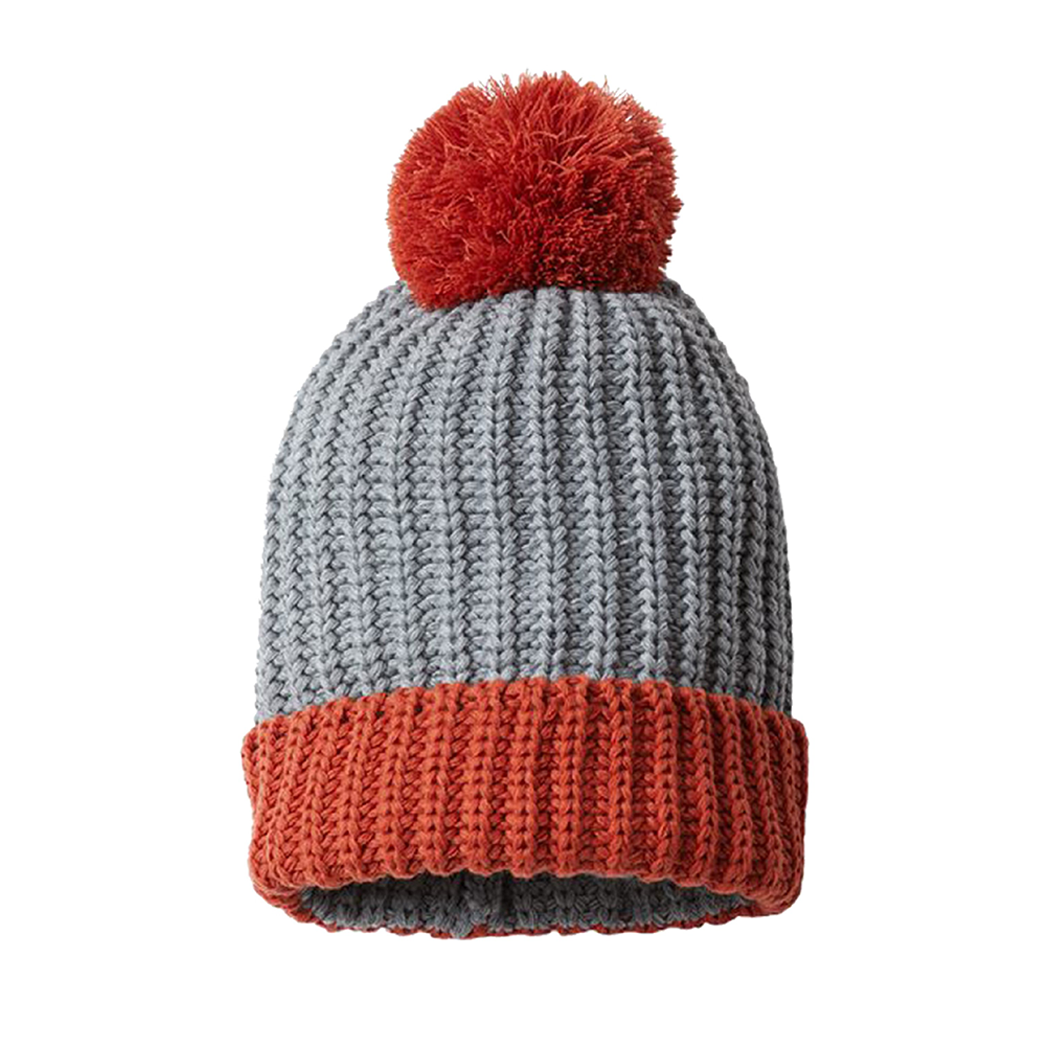 Richardson Chunky Cable Knit Beanie w/ Cuff & Pom