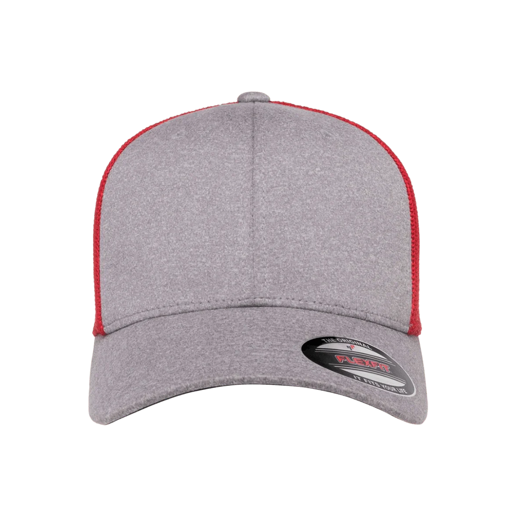 Flexfit Mélange Trucker Mesh Fitted Cap