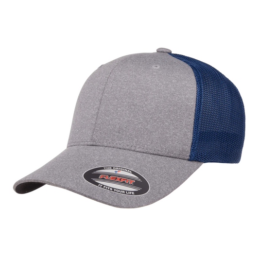 Flexfit Mélange Trucker Mesh Fitted Cap