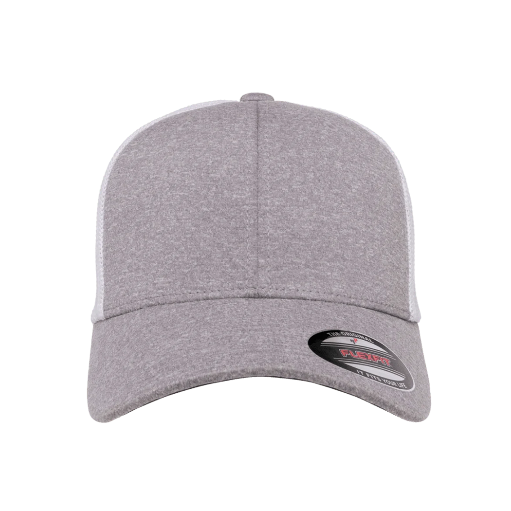 Flexfit Mélange Trucker Mesh Fitted Cap