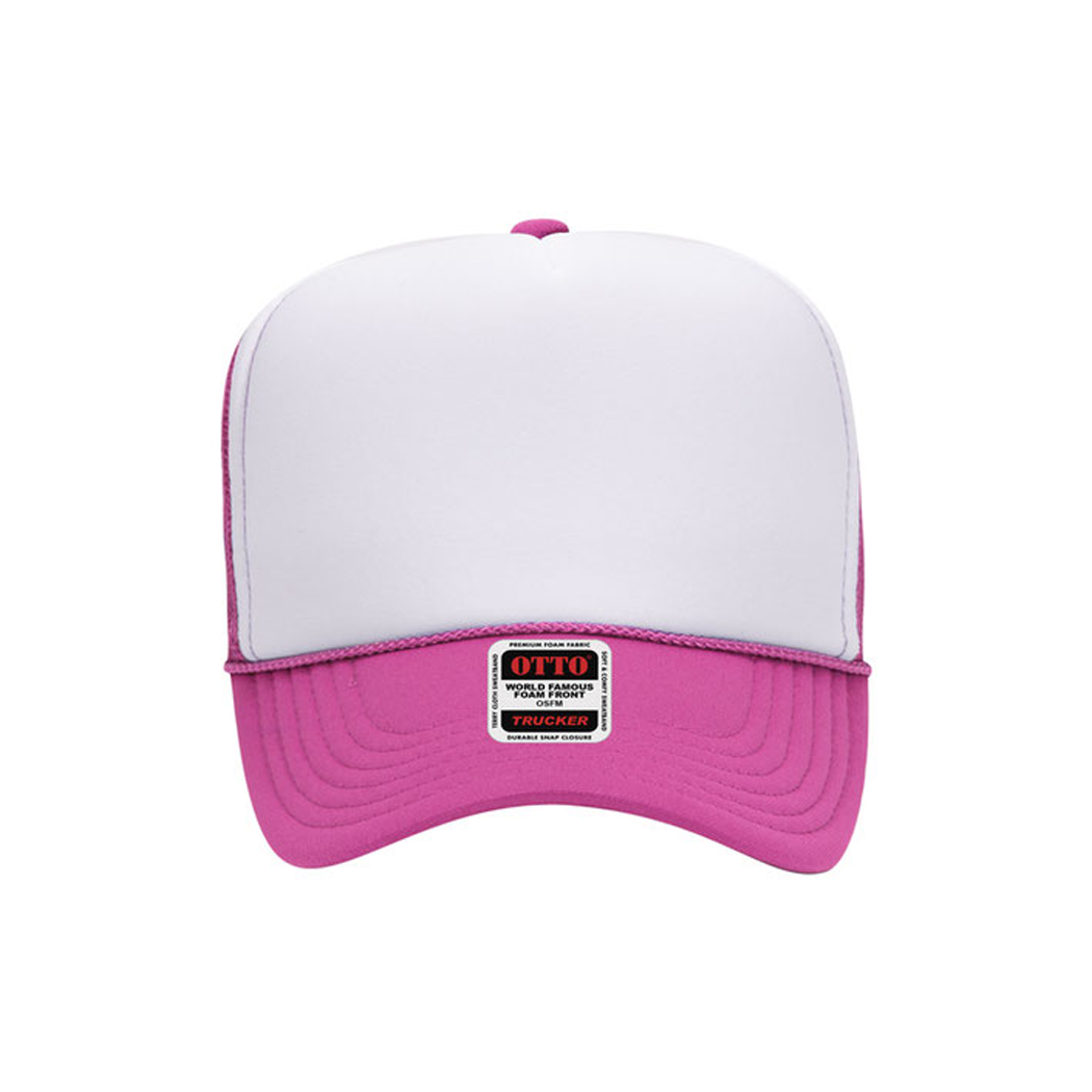 High Profile Mesh Back Foam Trucker Cap