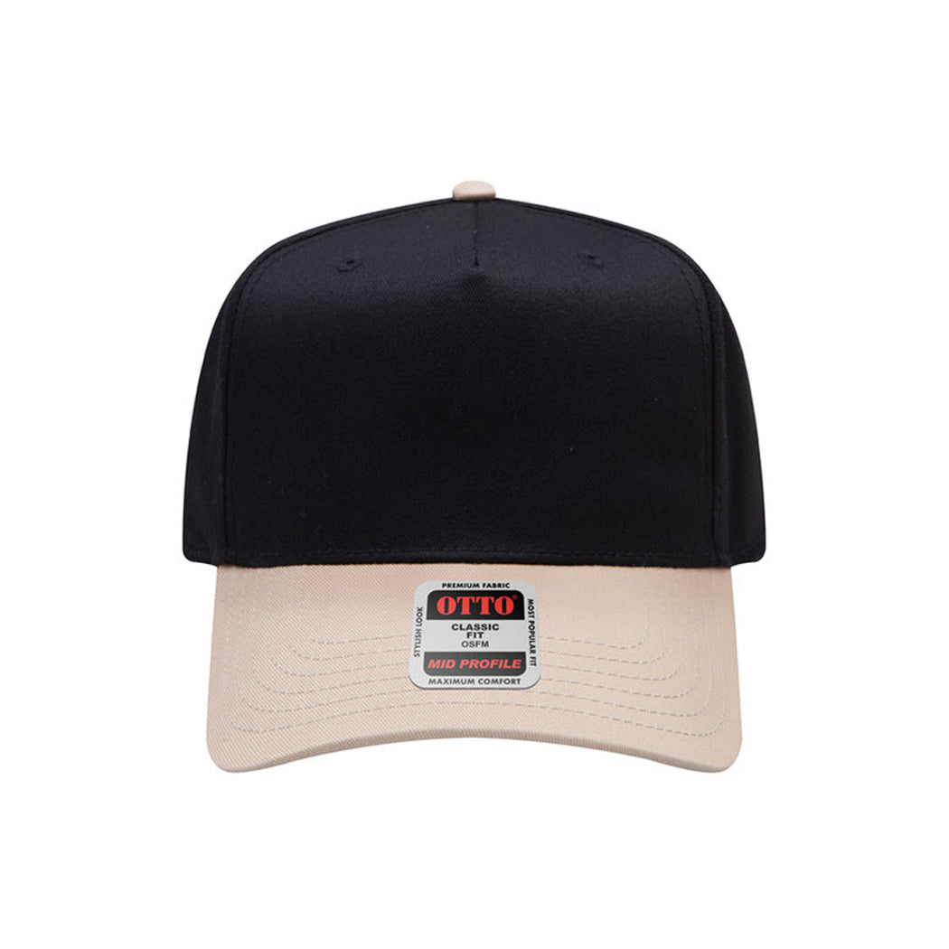 5-Panel Mid Profile Structured Baseball Cap