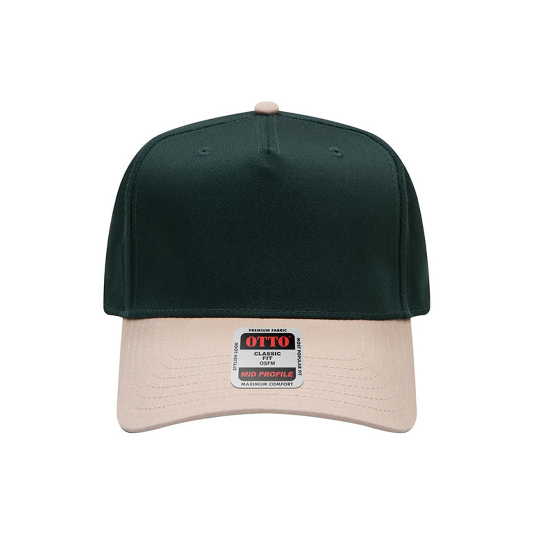 5-Panel Mid Profile Structured Baseball Cap