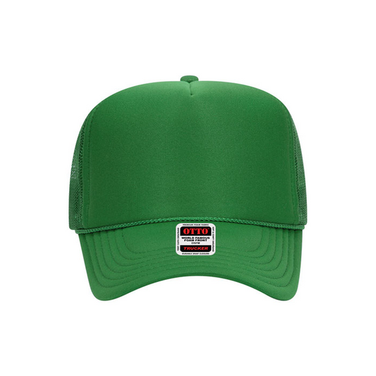 High Profile Mesh Back Foam Trucker Cap