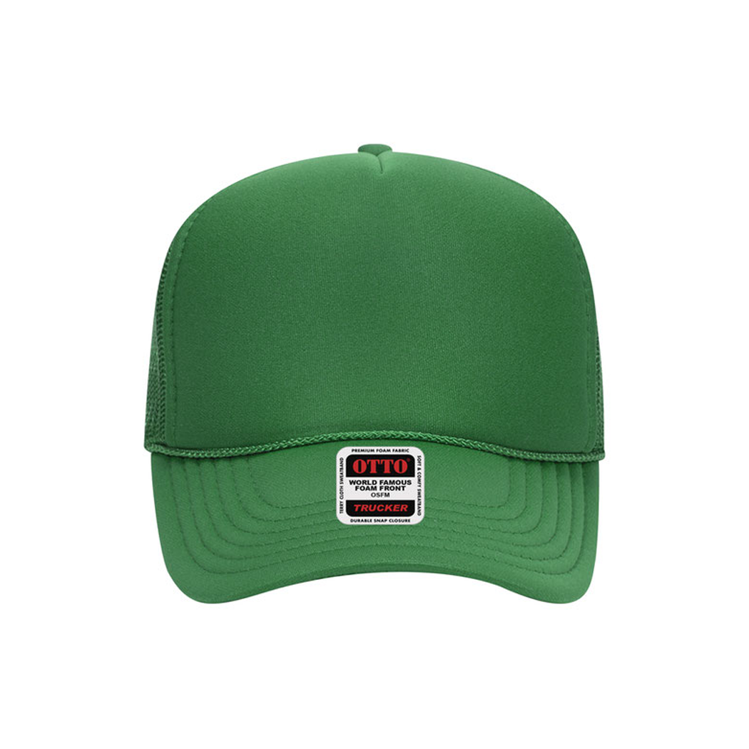 5 Panel Mid Profile Mesh Back Foam Trucker Hat