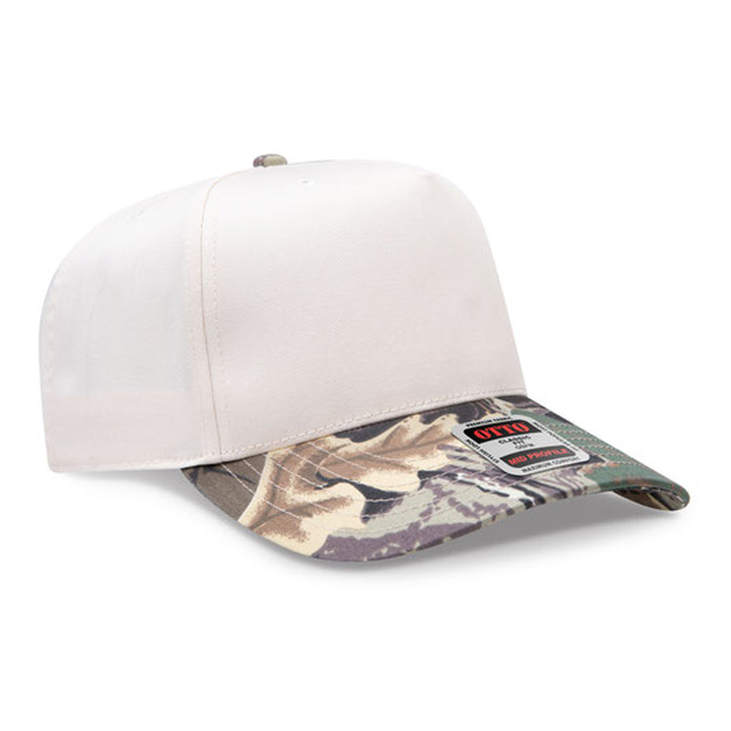 5-Panel Mid Profile Structured Baseball Cap