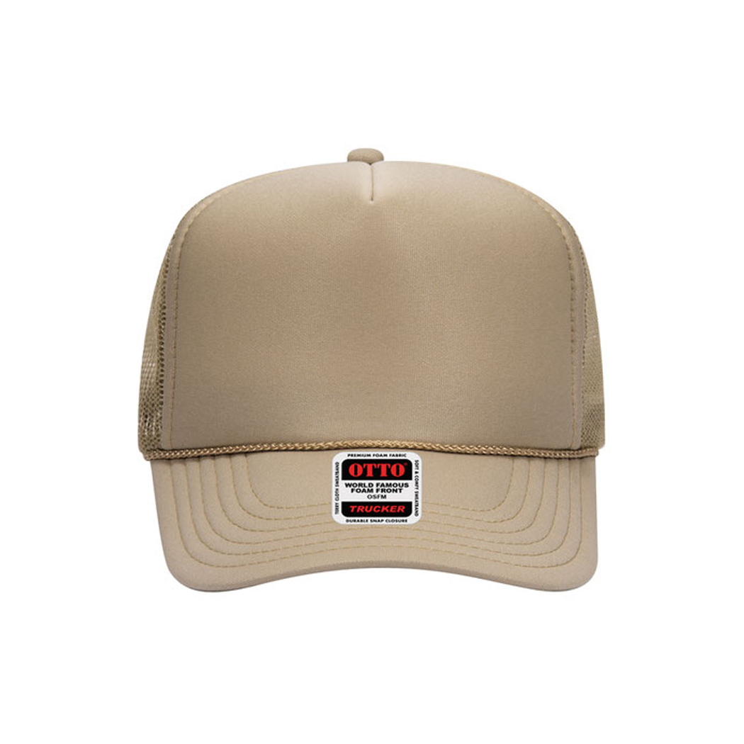 High Profile Mesh Back Foam Trucker Cap