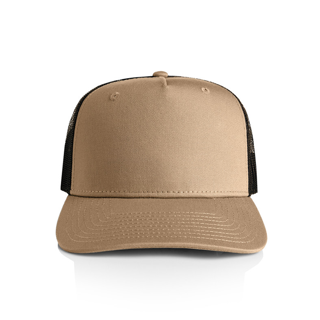 5-Panel Structured Stock Contrast Trucker Cap