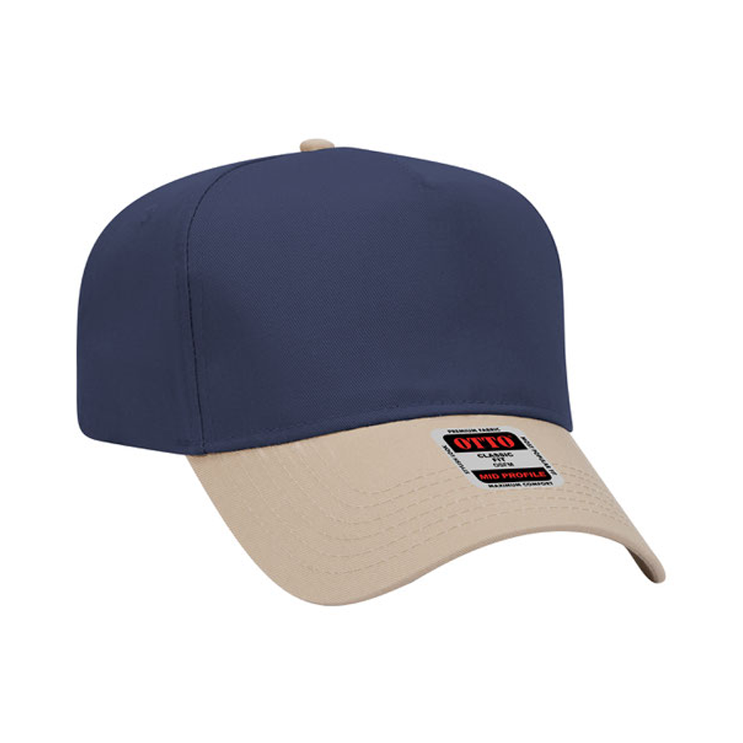 5-Panel Mid Profile Structured Baseball Cap