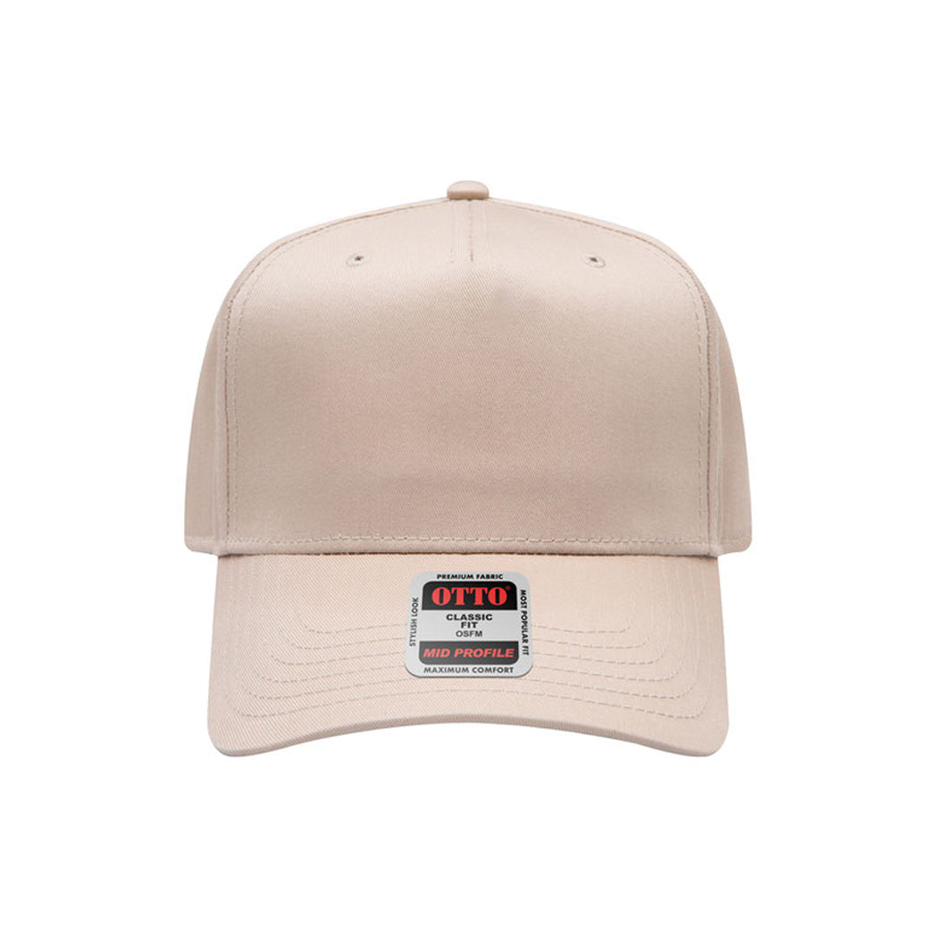 5-Panel Mid Profile Structured Baseball Cap
