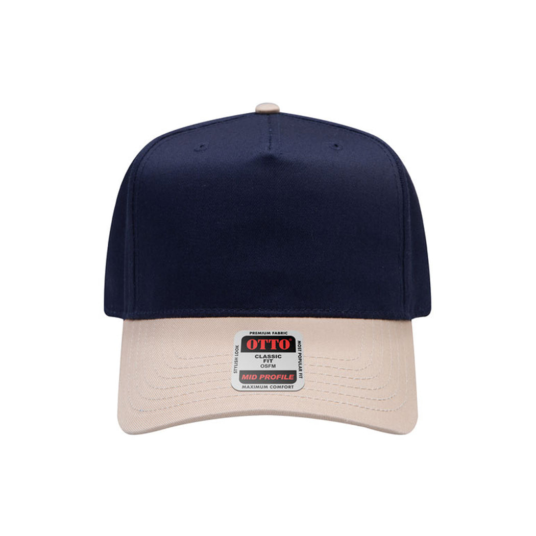 5-Panel Mid Profile Structured Baseball Cap