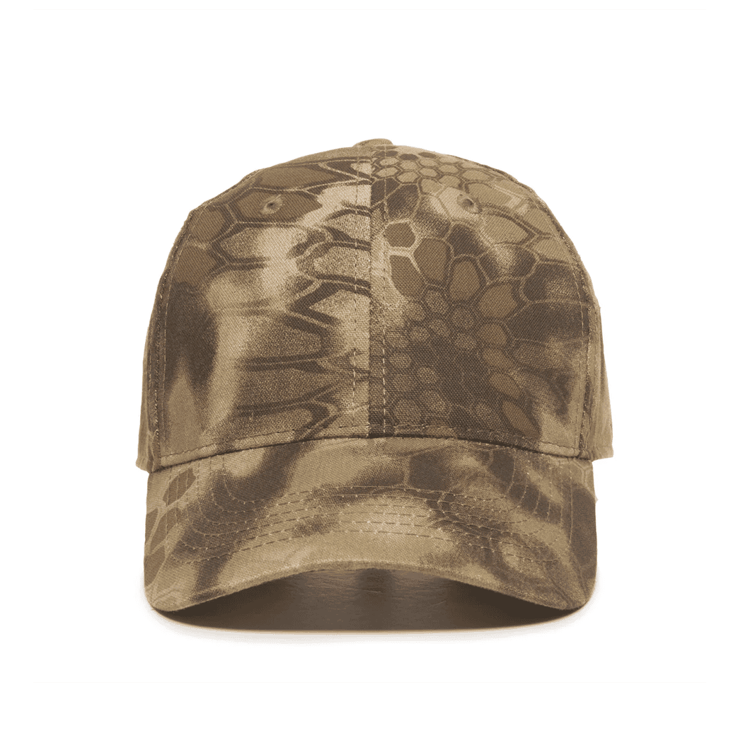 Structured 6-Panel Print Hat w/ Velcro Back