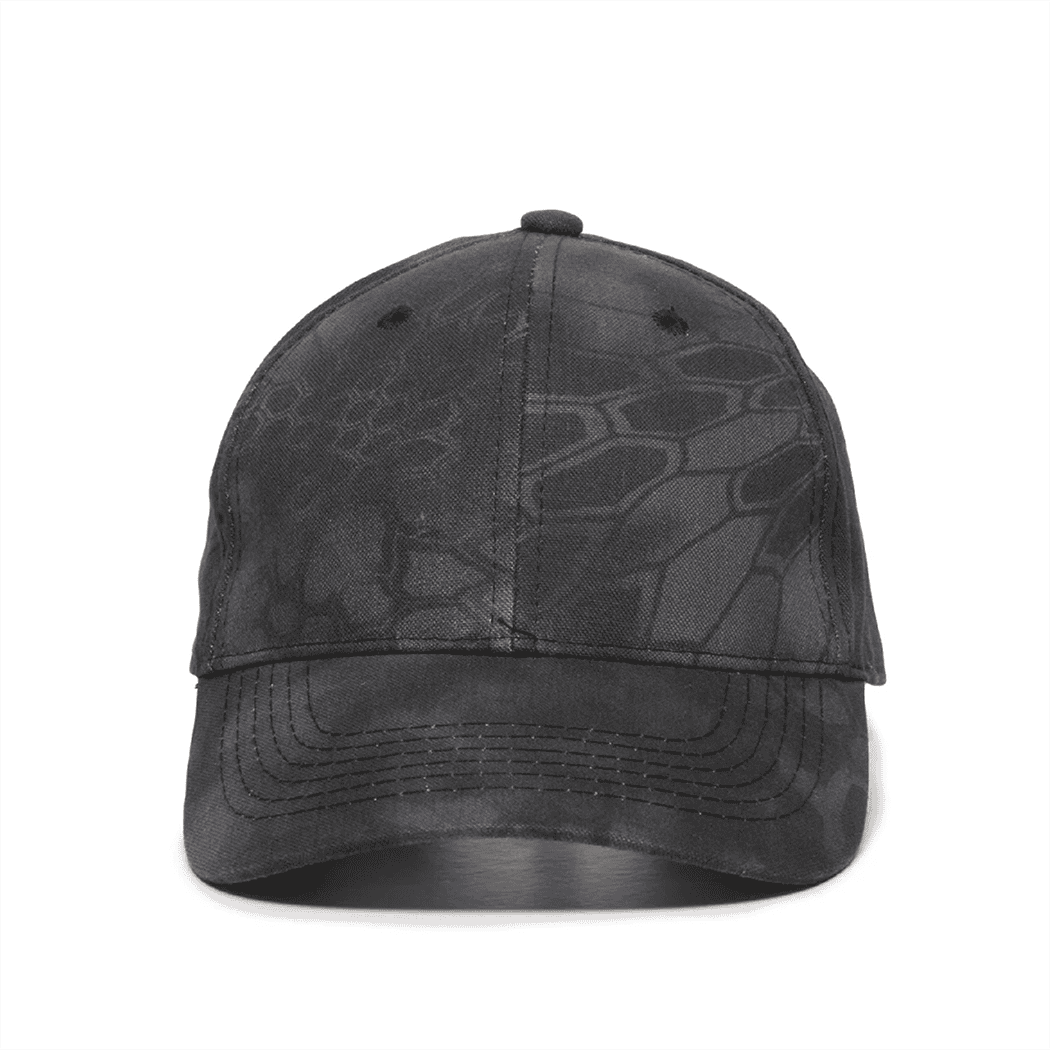 Structured 6-Panel Print Hat w/ Velcro Back