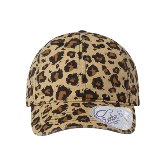 Women's Garment-Washed Fashion Print Ponytail Cap