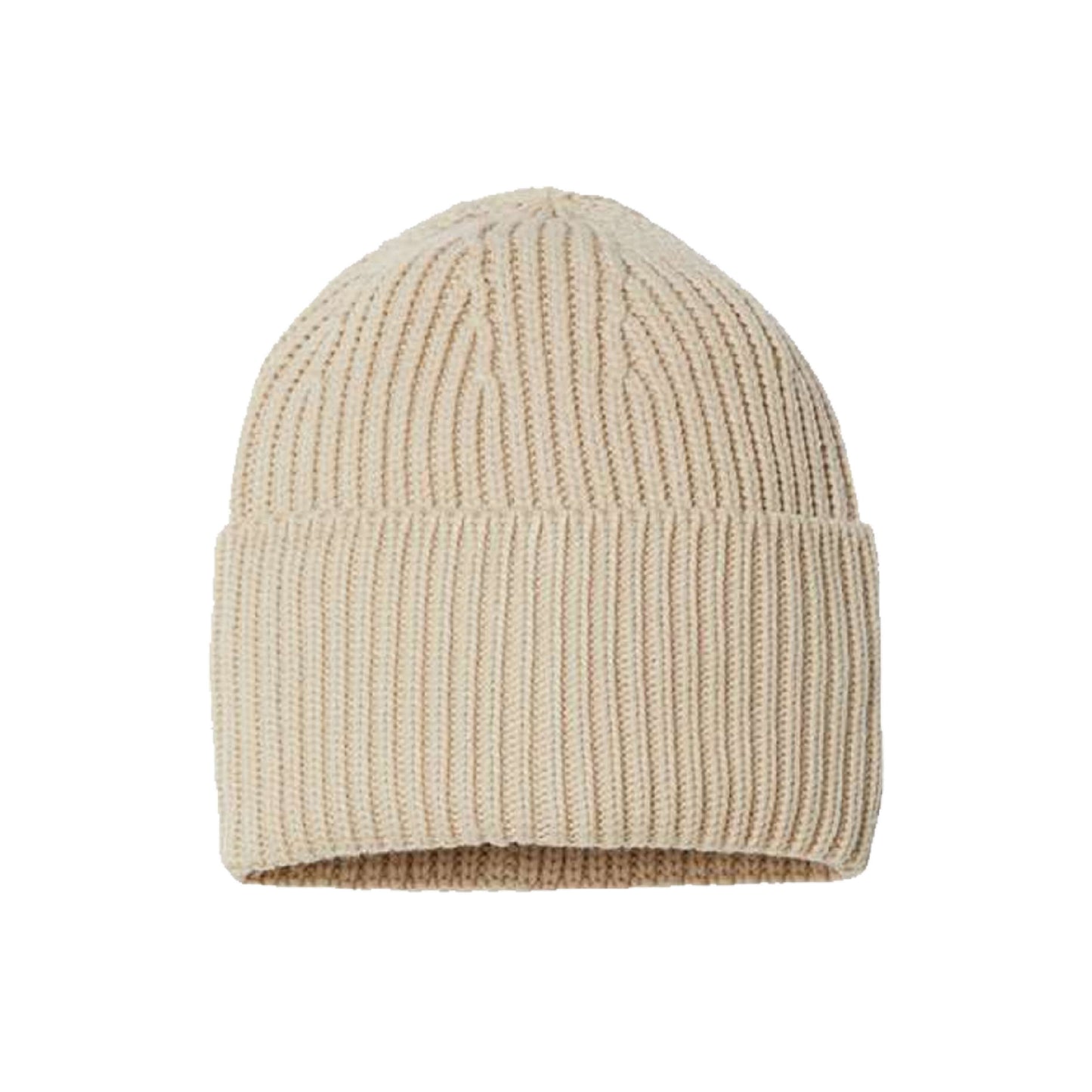 Sustainable Chunky Rib Cuffed Beanie