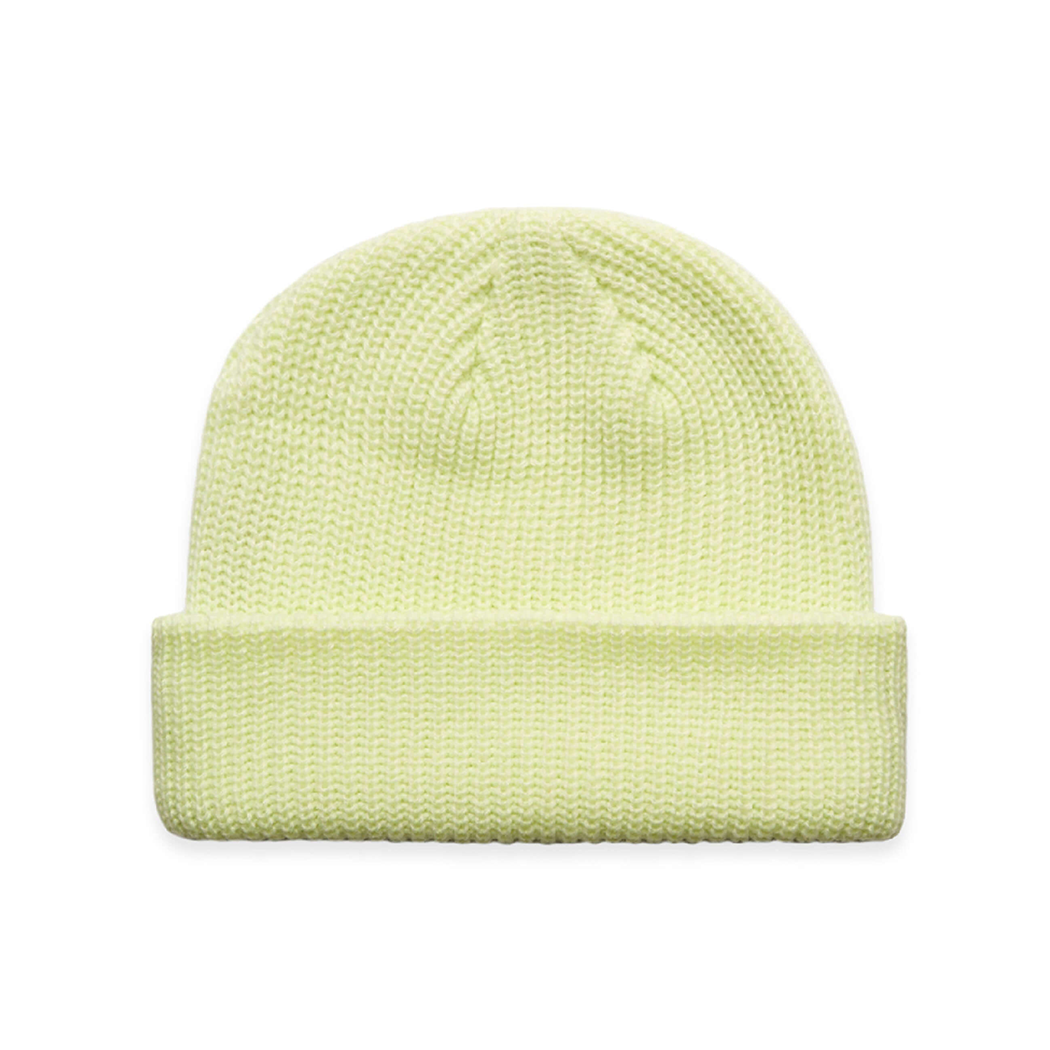 Fisherman Style Ribbed Knit Cable Beanie