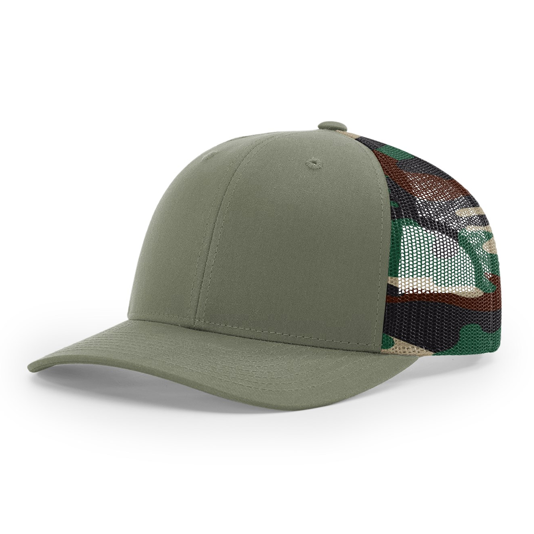 Richardson 5-Panel Printed Mesh-Back Trucker Mesh Cap