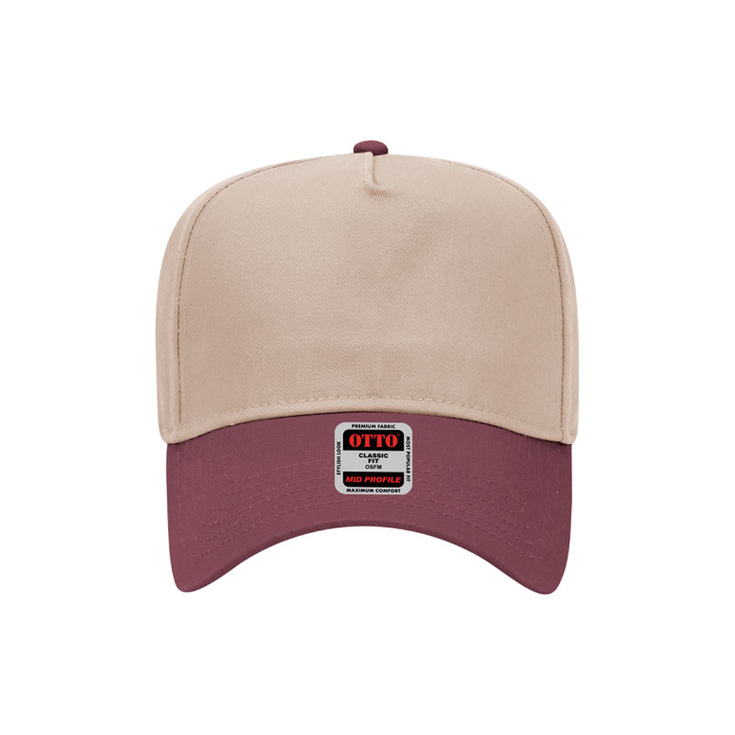 5-Panel Mid Profile Structured Baseball Cap