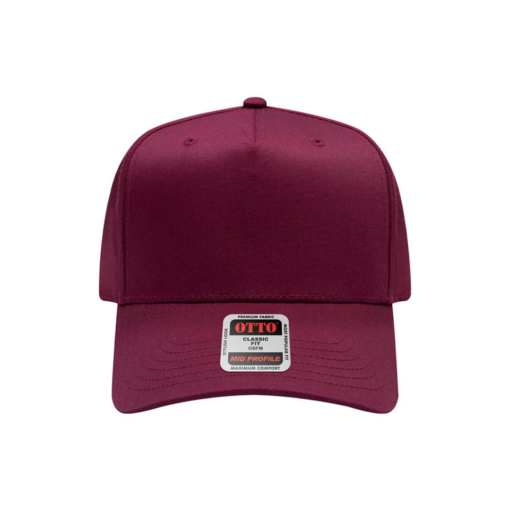 5-Panel Mid Profile Structured Baseball Cap