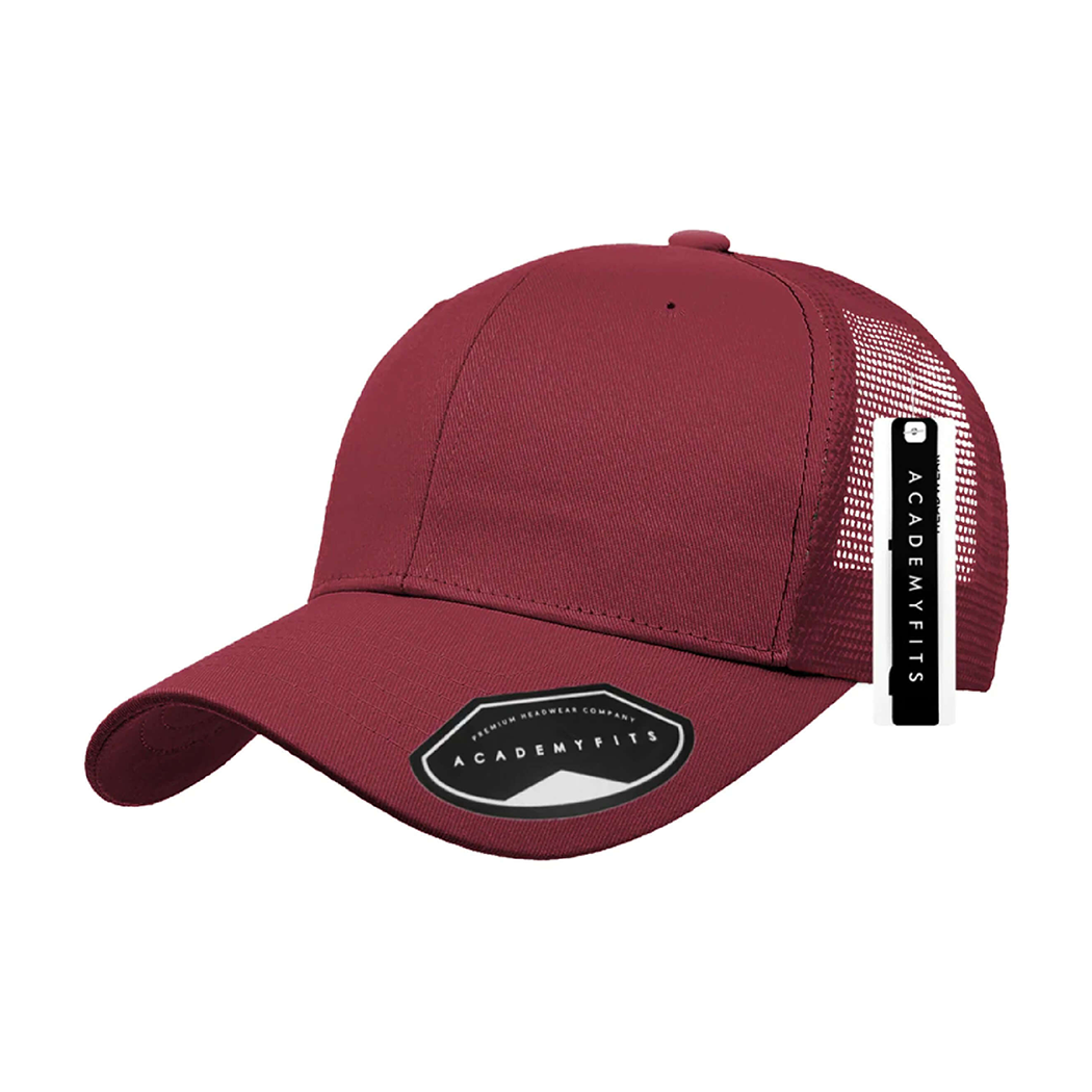 Mid Profile Cotton Curve Trucker Hat