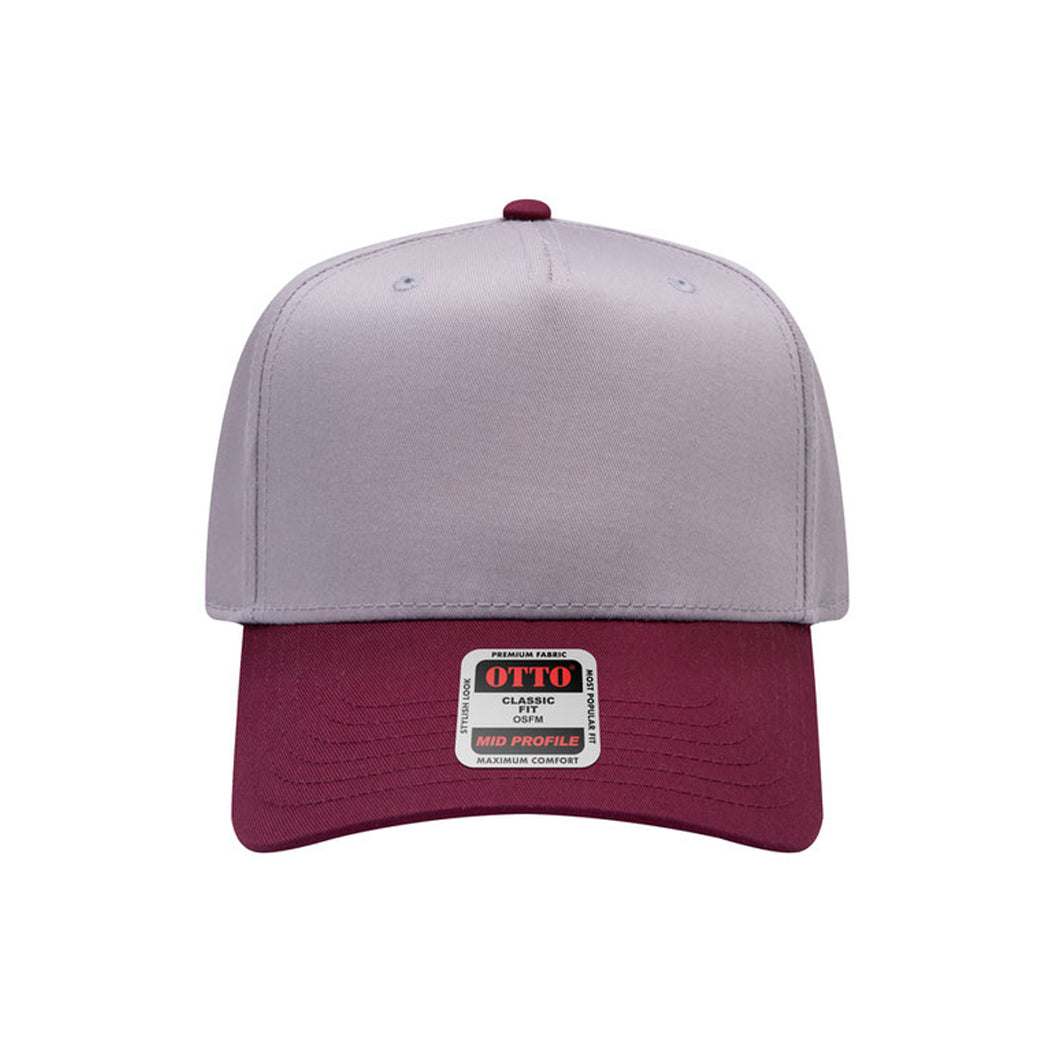 5-Panel Mid Profile Structured Baseball Cap