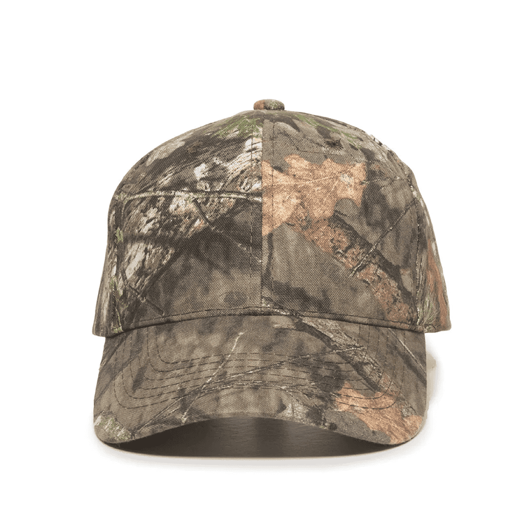 Structured 6-Panel Print Hat w/ Velcro Back