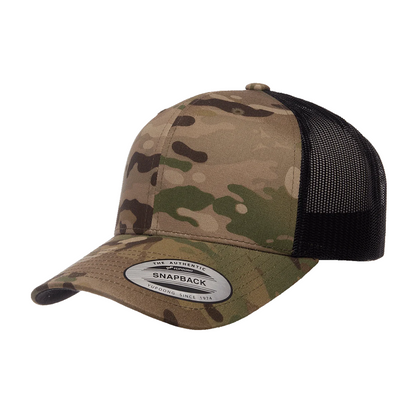 Flexfit Yupoong Classics Multicam Retro Trucker Cap