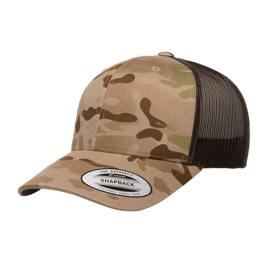 Flexfit Yupoong Classics Multicam Retro Trucker Cap