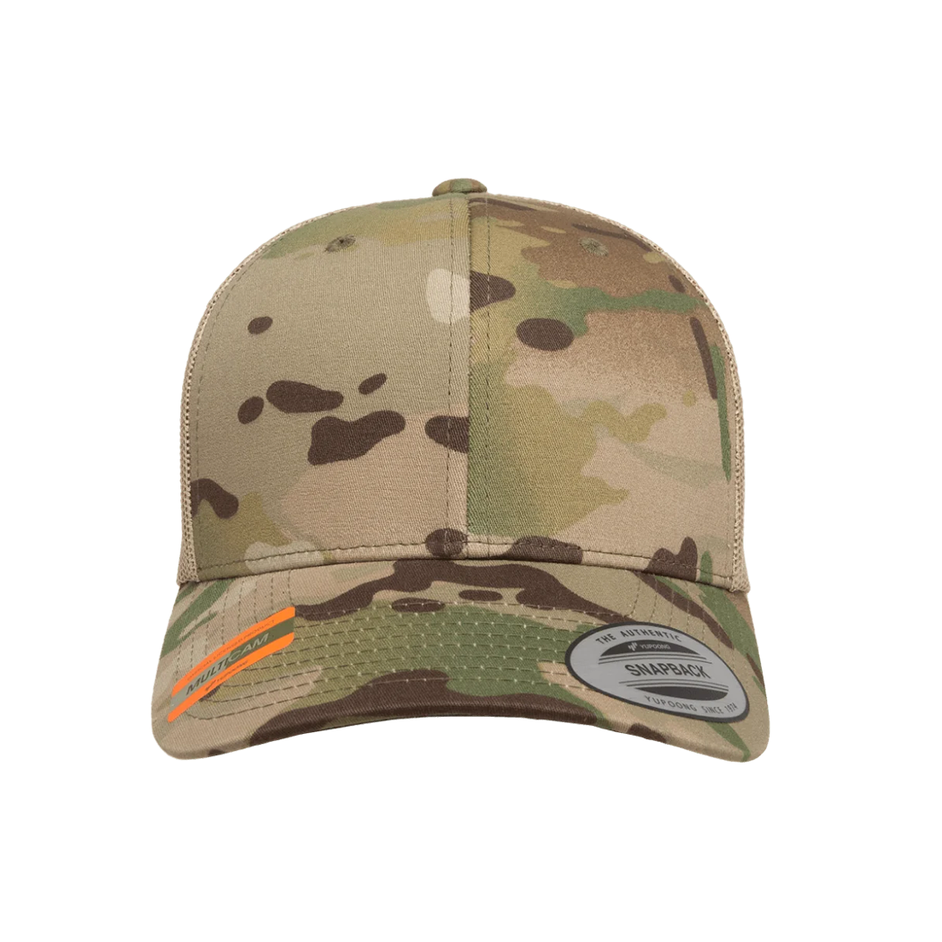 Flexfit Yupoong Classics Multicam Retro Trucker Cap