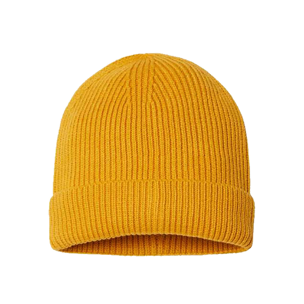 Sustainable Fine Rib Cuffed Beanie