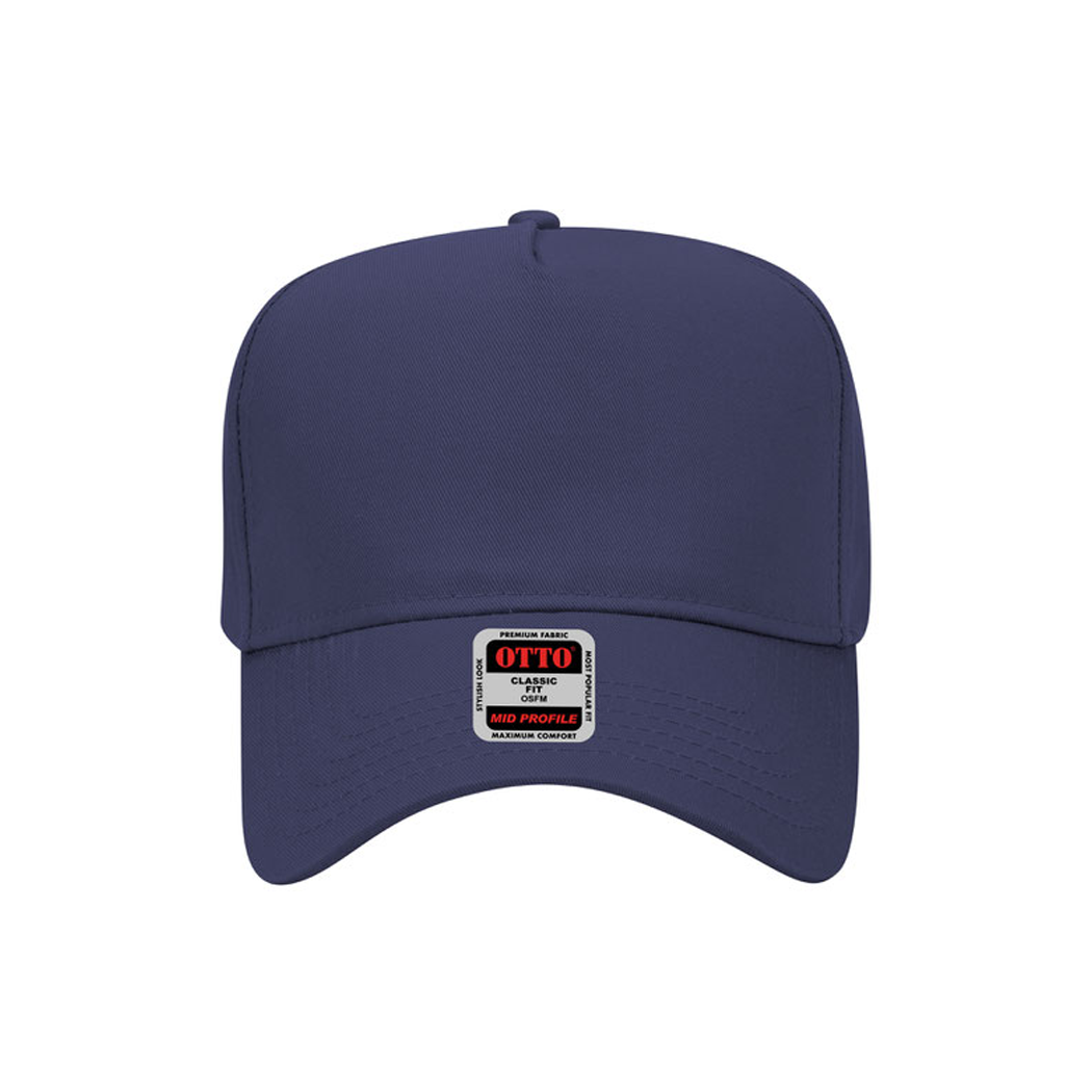 5-Panel Mid Profile Structured Baseball Cap