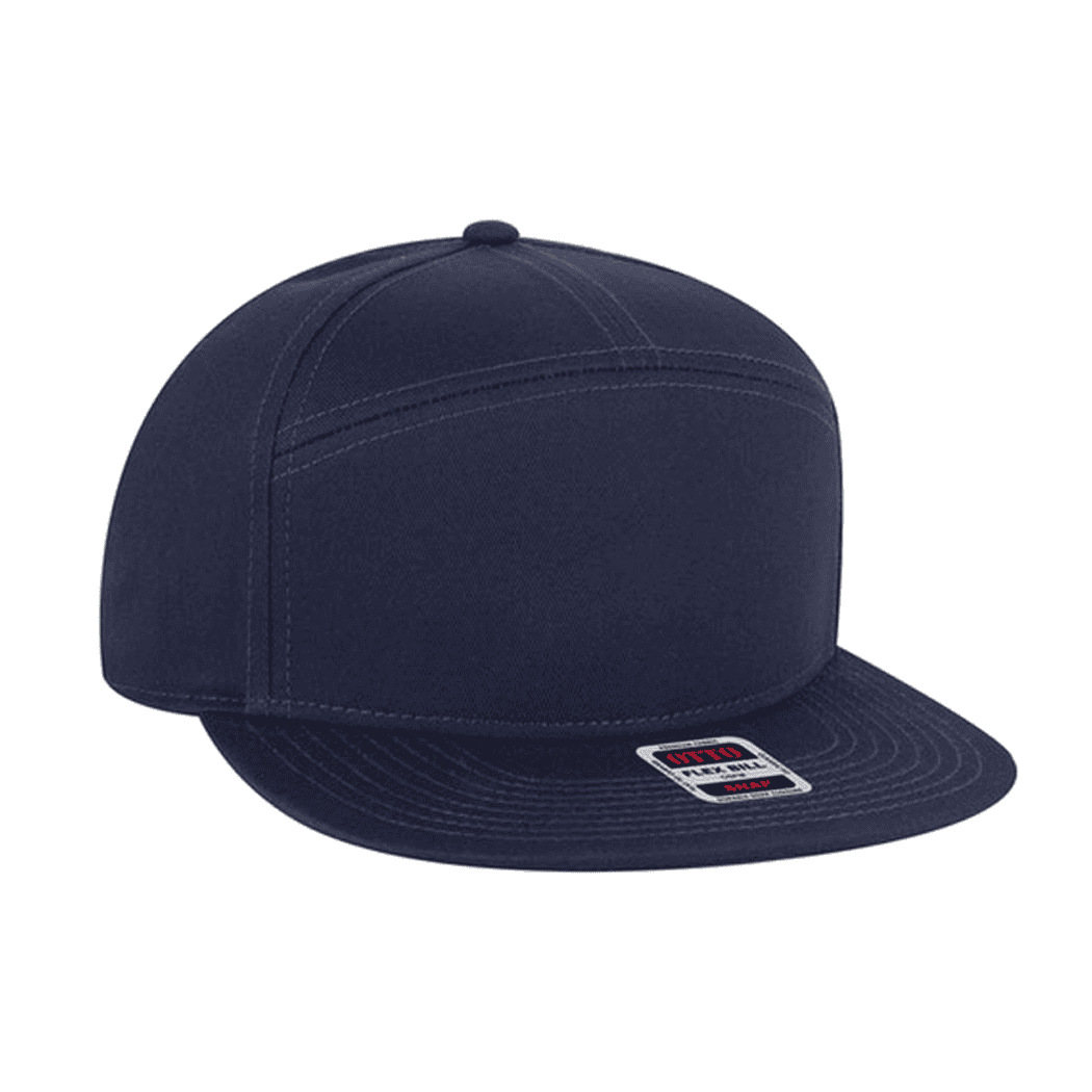 7 Panel Mid Profile Snapback Camper Hat