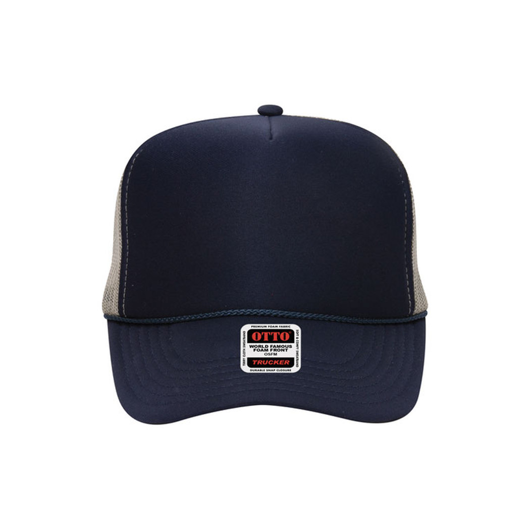 High Profile Mesh Back Foam Trucker Cap