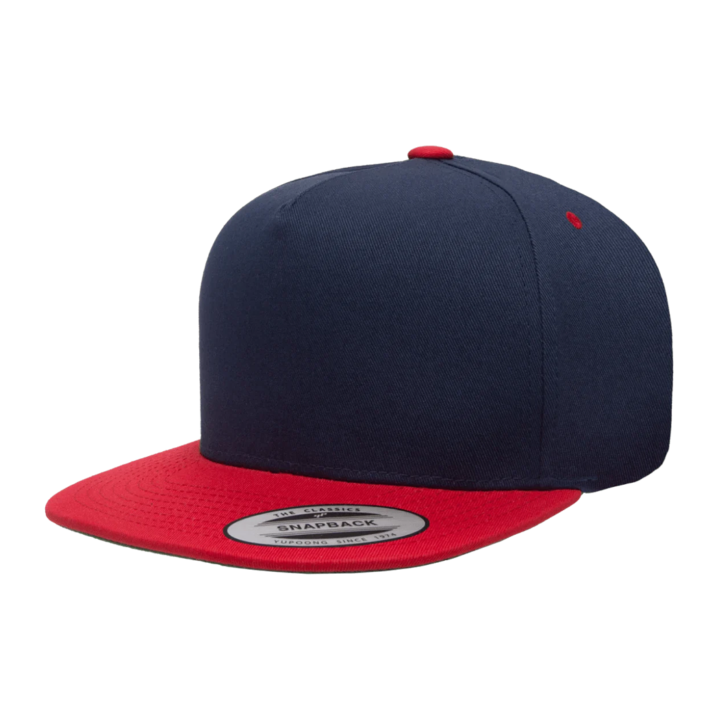 Flexfit Yupoong Classics 5 Panel Cotton Twill Snapback Cap