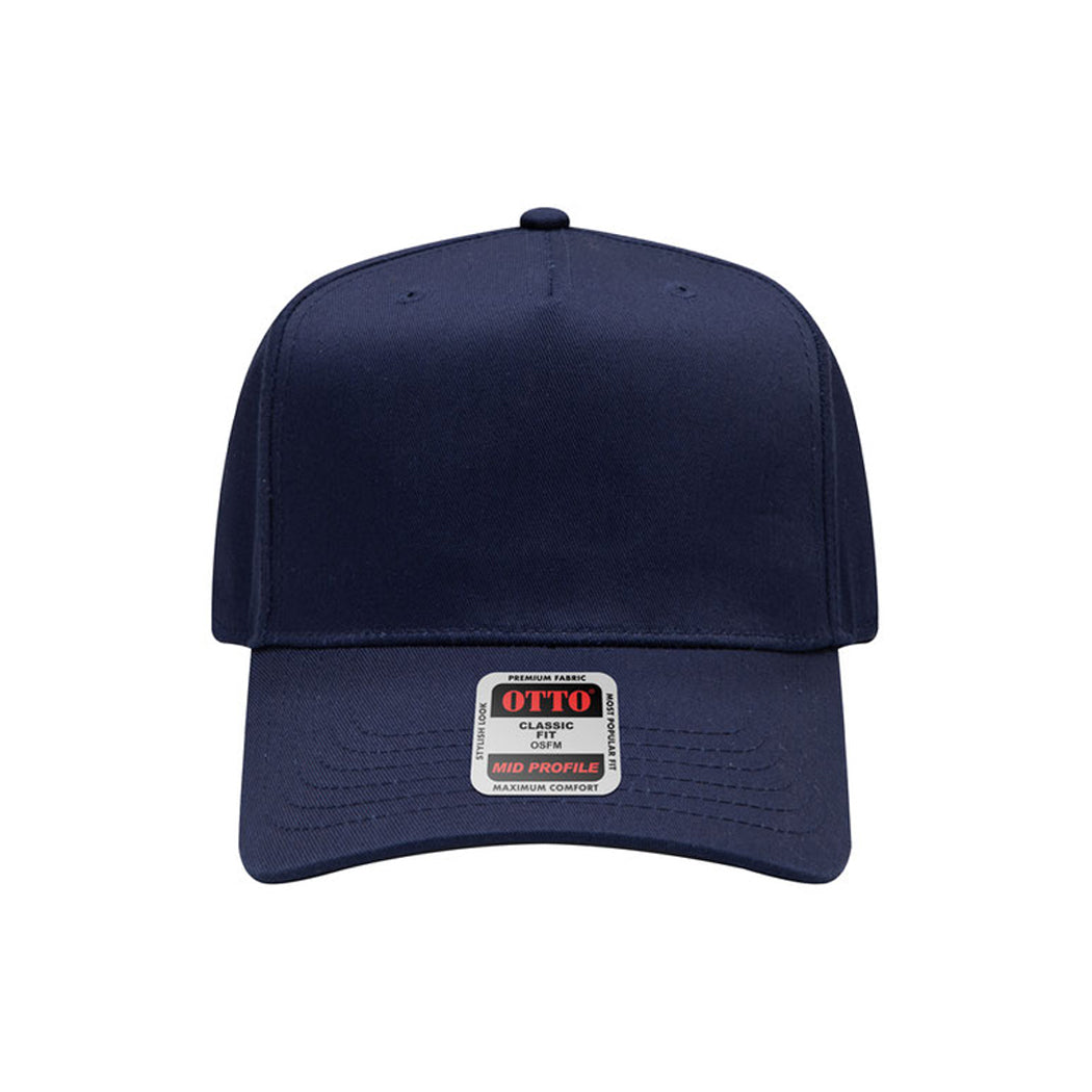 5-Panel Mid Profile Structured Baseball Cap