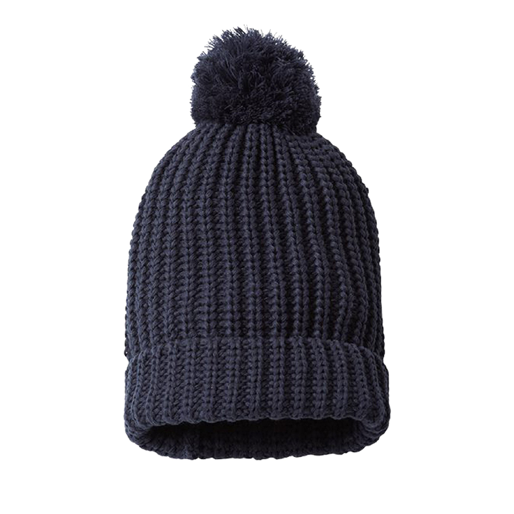 Richardson Chunk Cable Beanie w/ Cuff & Pom