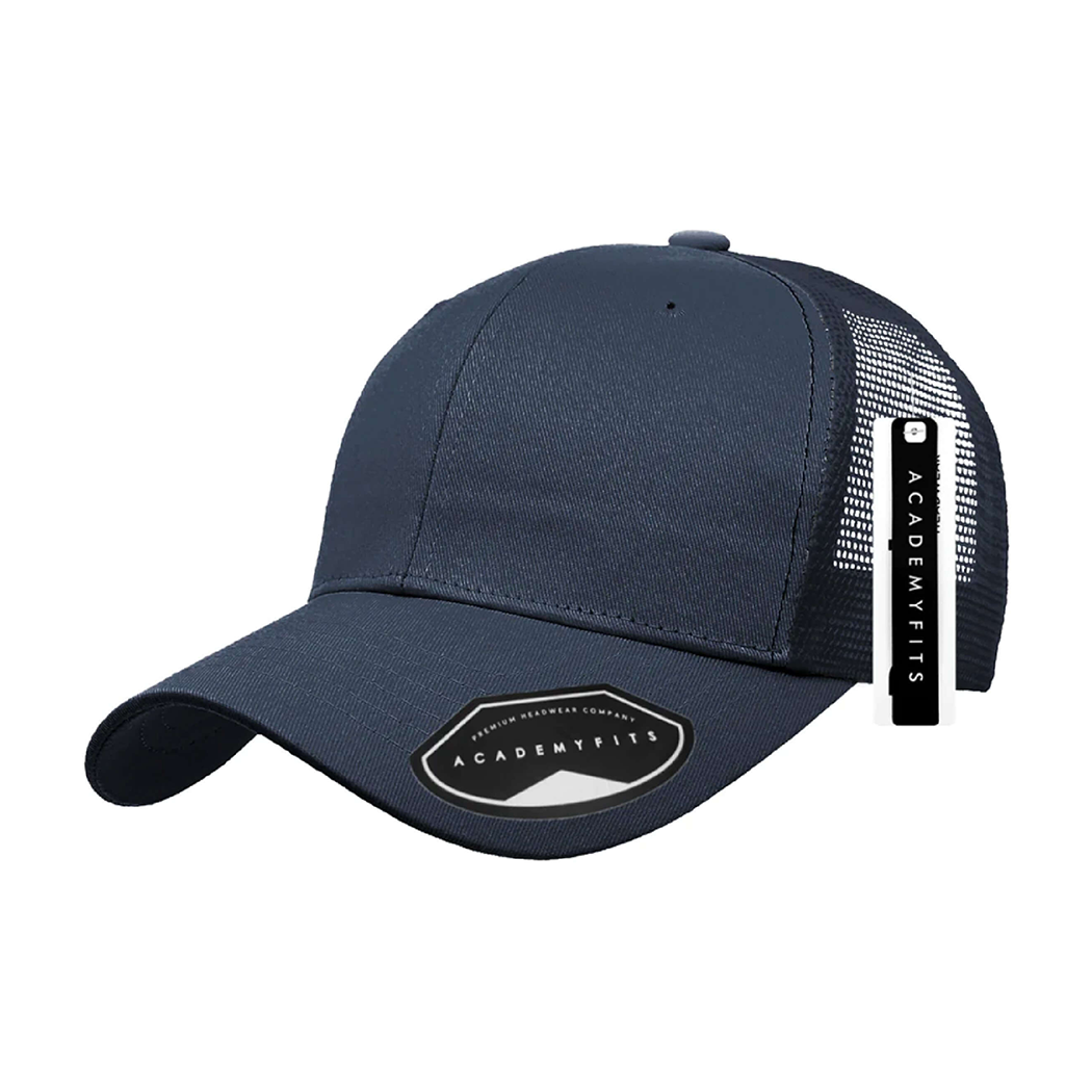 Mid Profile Cotton Curve Trucker Hat