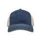 Low Profile Pigment-Dyed Trucker Snap Buckle Closure Cap