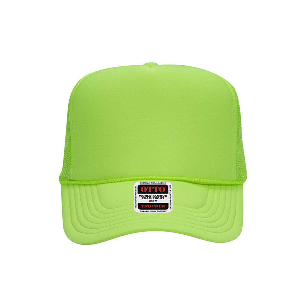 High Profile Mesh Back Foam Trucker Cap