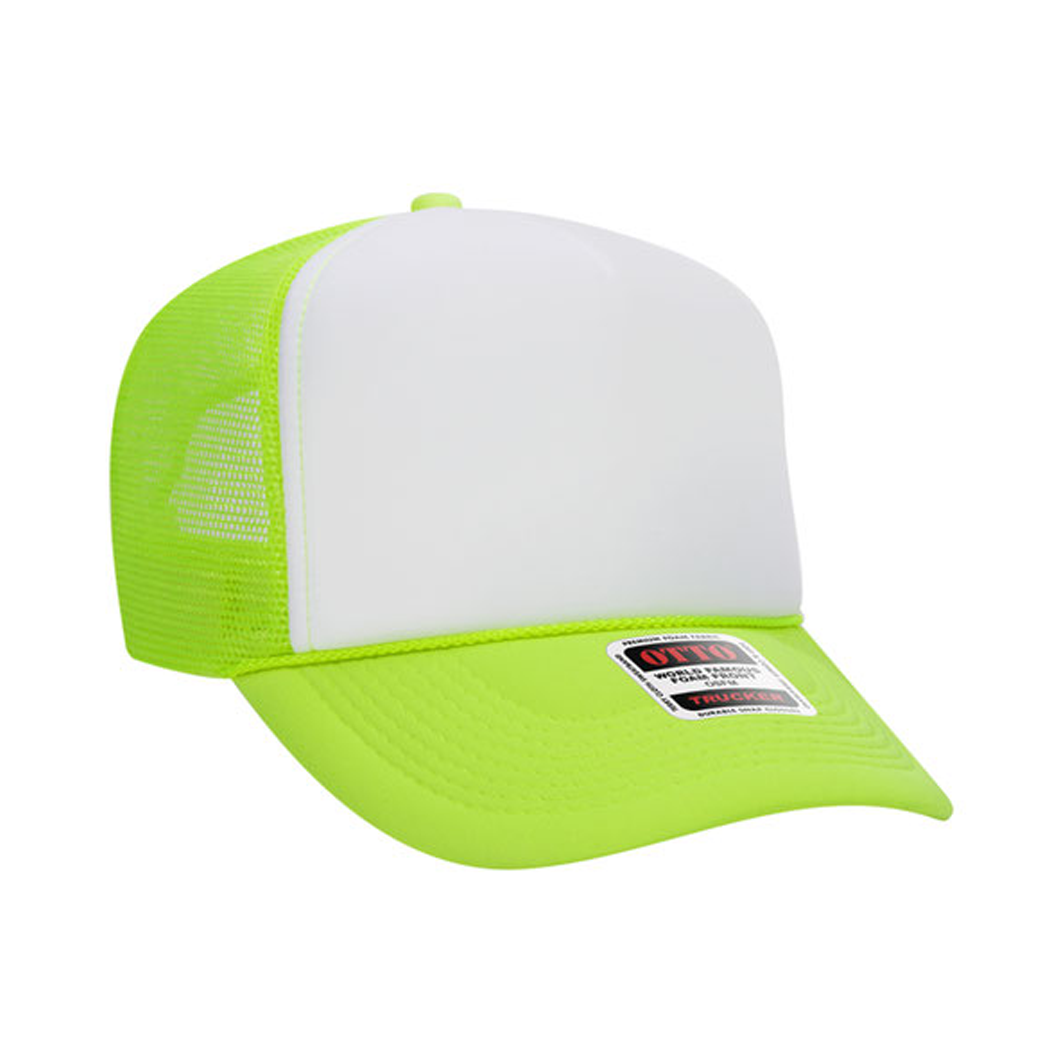 High Profile Mesh Back Foam Trucker Cap