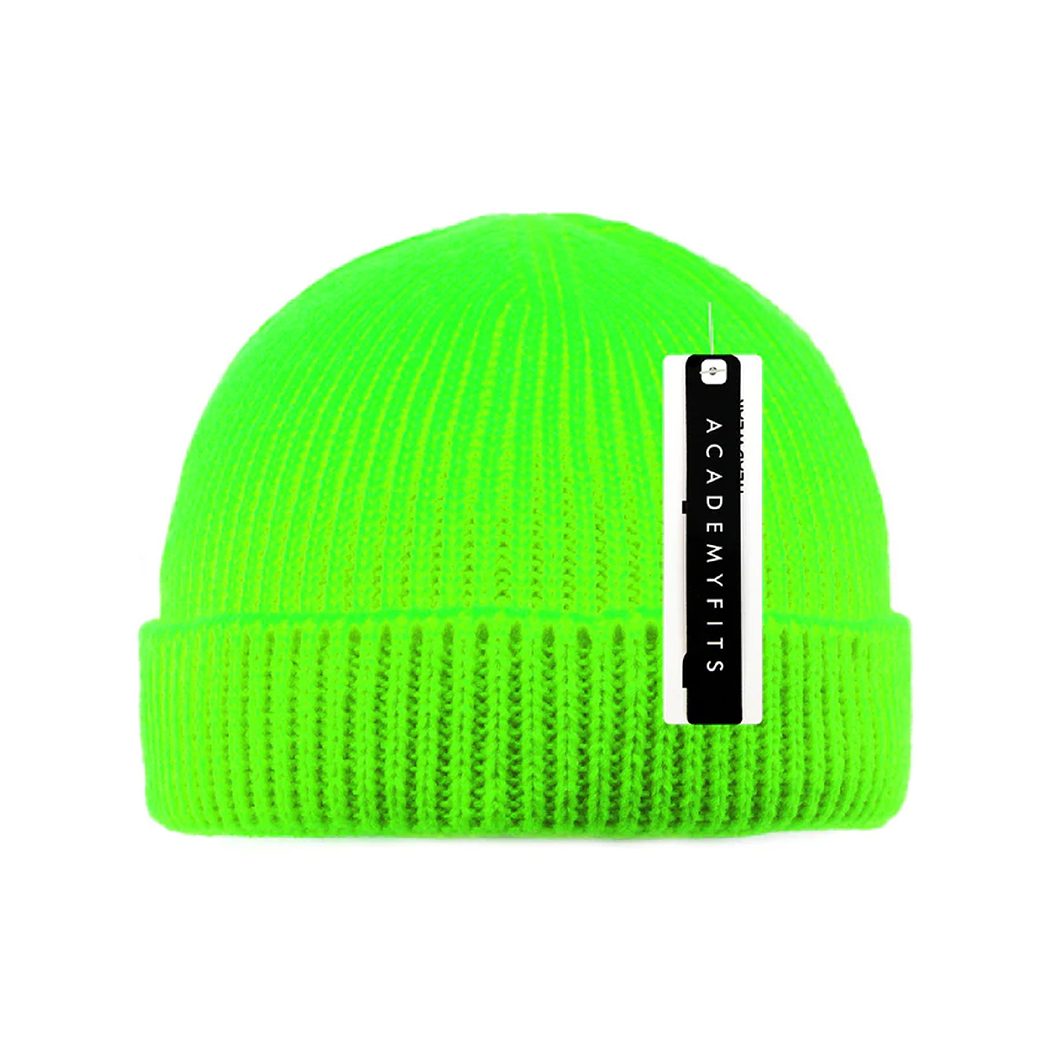 Short Skater Knit Cuffed Beanie