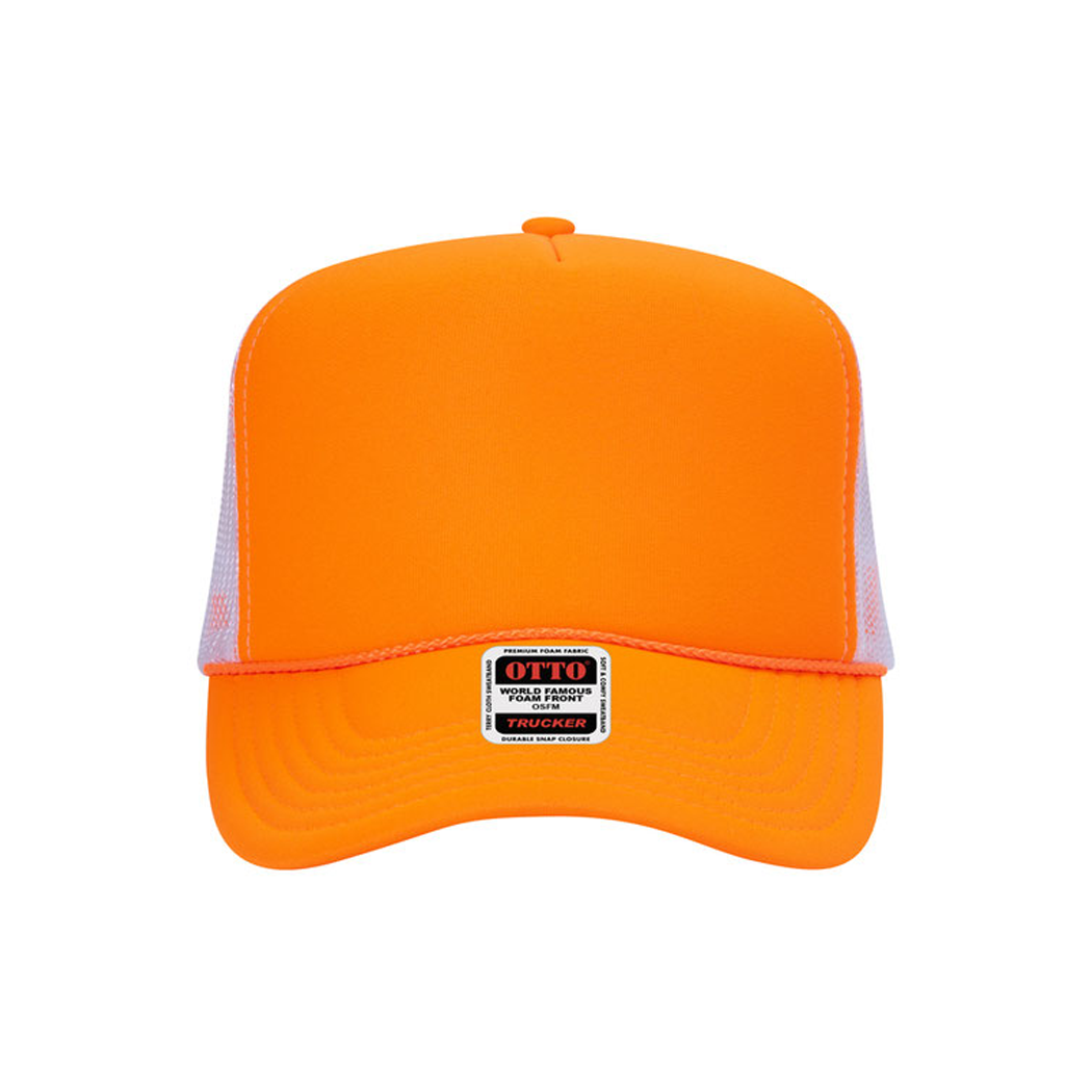 High Profile Mesh Back Foam Trucker Cap