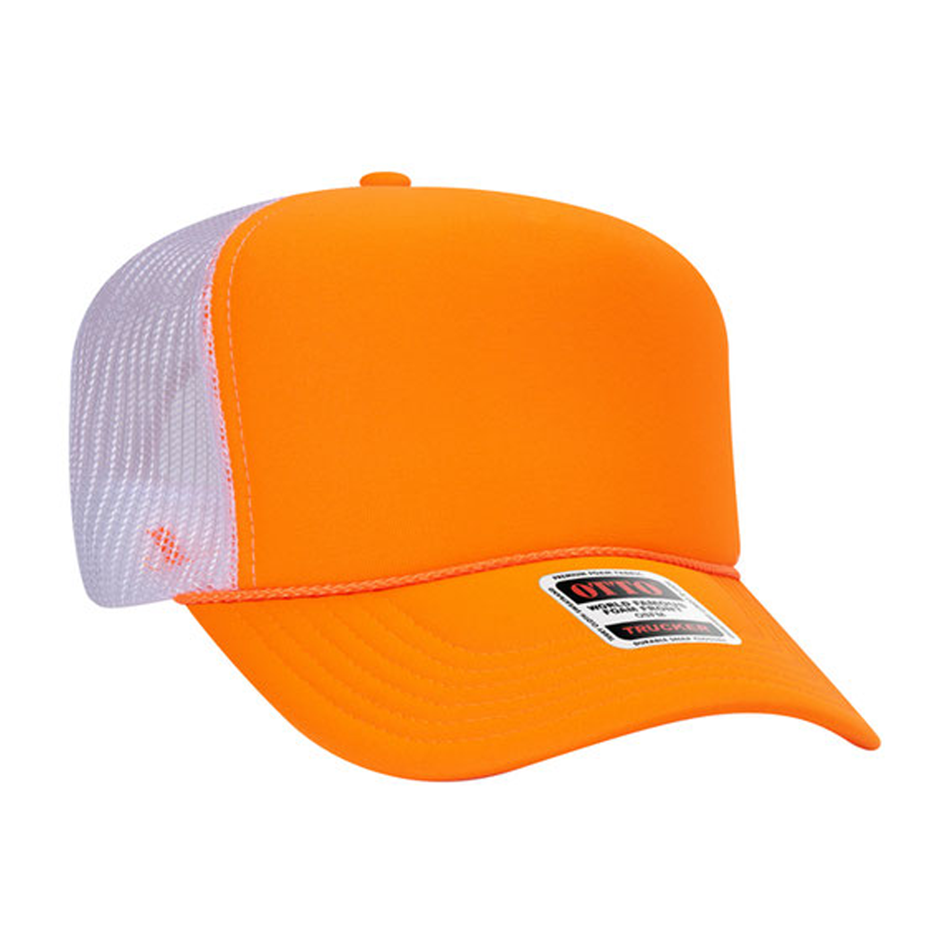 High Profile Mesh Back Foam Trucker Cap