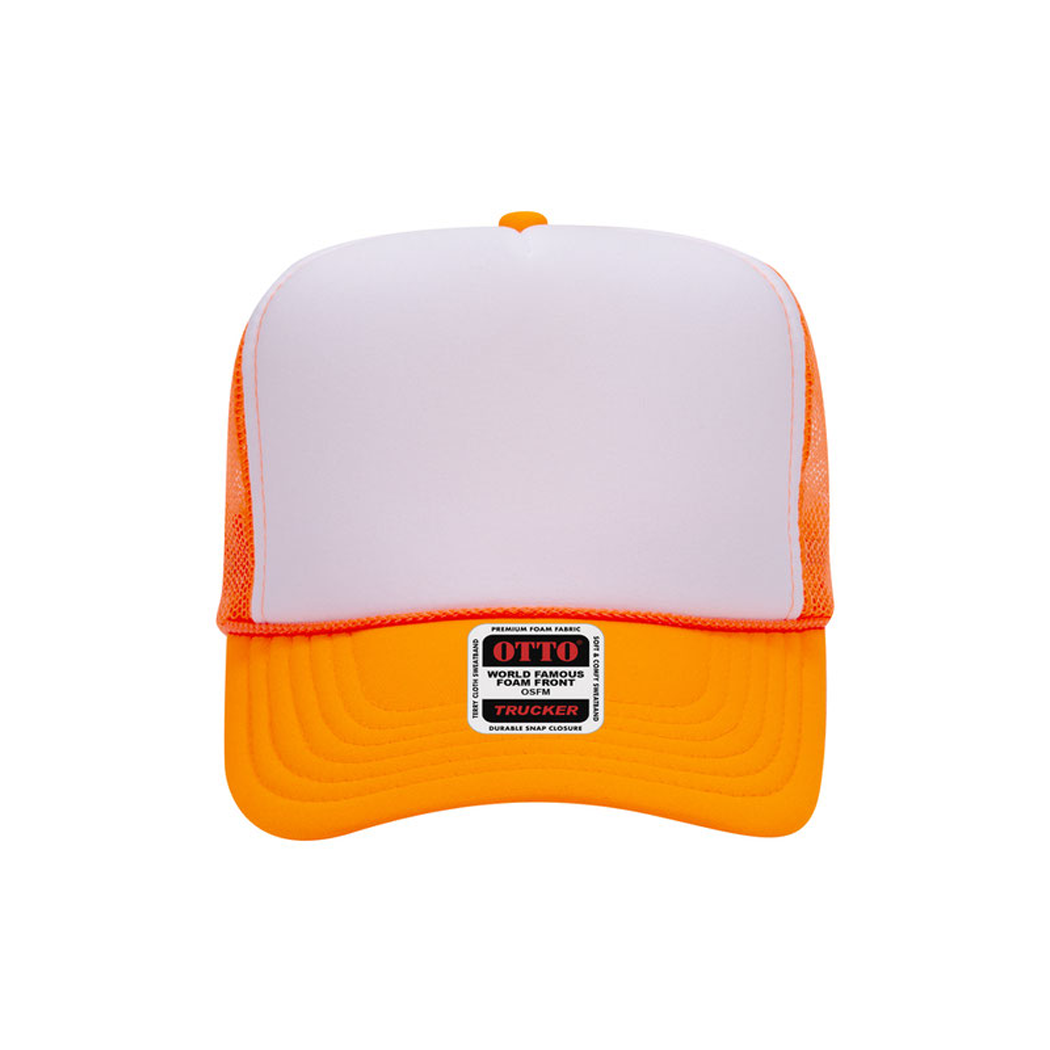 High Profile Mesh Back Foam Trucker Cap