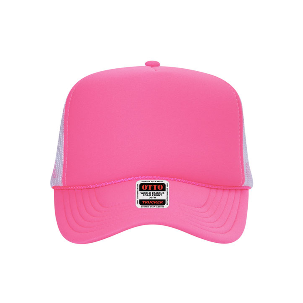 High Profile Mesh Back Foam Trucker Cap